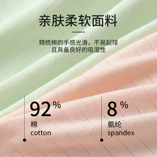 黛尔佳人 DAIERJIAREN中腰收腹内裤女士纯棉全棉裆2025亲肤透气大码女生三角裤短裤 高腰D组【实发5条】 M （适合70-90斤）