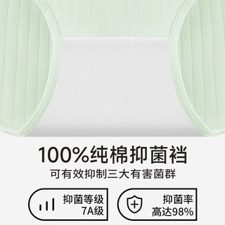 黛尔佳人 DAIERJIAREN中腰收腹内裤女士纯棉全棉裆2025亲肤透气大码女生三角裤短裤 高腰D组【实发5条】 M （适合70-90斤）