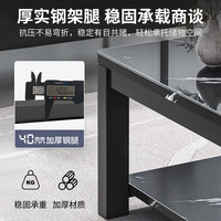 茶几办公室极简茶桌轻奢现代简约桌子小户型钢化玻璃茶几客厅家用