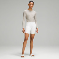 lululemon丨All It Takes 女士运动长袖T恤*罗纹 Nulu™ LW3GEZS 河石色 S /6