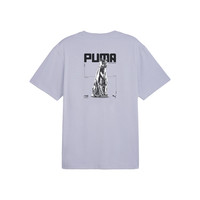PUMA彪马男女同款休闲印花短袖T恤 CHROME CAT TEE 629452 S