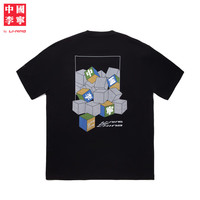 LI-NING/李宁 男女同款 短袖文化衫