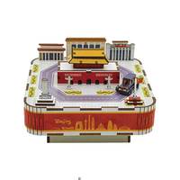 同趣发条八音盒音乐盒3D立体木质手工拼装玩具女生天安门