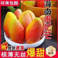 玖原农珍 海南金煌芒现摘优选大芒果 新鲜水果 9斤 单果300g+