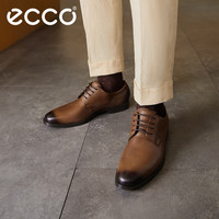 爱步(ECCO)*皮鞋男 商务皮鞋男鞋简约正装皮鞋男亮面皮鞋德比鞋 62163401112 尺码偏大