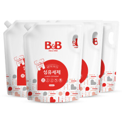 保宁 韩国B&B保宁米迪恩必恩贝宝宝洗衣液补充装2100ml*4袋