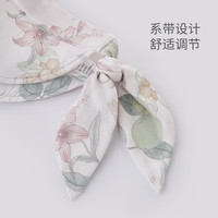 巴厘小猪儿童防晒帽女童夏季遮阳帽莫代尔棉薄款大帽檐空顶太阳帽宝宝帽子 花花果果 49cm