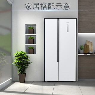 西门子 BCD-530W(KX53NA20TI) 风冷无霜 超薄变频 对开门冰箱 白色 530L