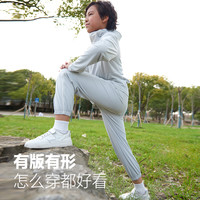 好孩子Family秋款儿童休闲运动长裤男女小透气防紫外防蚊裤子 【束口防蚊防晒裤】男款湖蓝