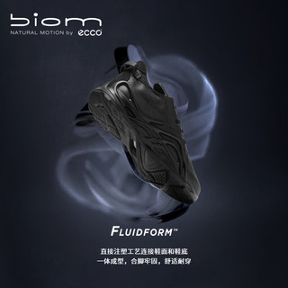 爱步（ECCO）BIOM INFINITE休闲鞋男 25年夏季户外徒步鞋男鞋 健步825654 黑色82565401001 39 (245mm)