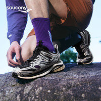 Saucony索康尼Kinvara 4 ISO男女同款百搭经典复古轻便舒适休闲鞋 银黑 46