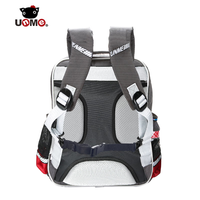 UnMe台湾unme男女小一年级书包男1-3-6轻防水儿童双肩背书包 3212S红格 全