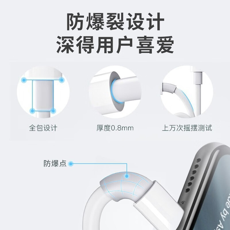 驰界【芯片升级】苹果充电器30W/20WPD套装iphone15 14 13 12ProMax数据线插头 苹果PD线-30W-2米