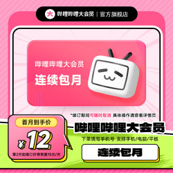 哔哩哔哩影视会员_哔哩哔哩 bilibili vip会员1个月 bilibili大会员B站大vip月度大会员多少钱-什么值得买