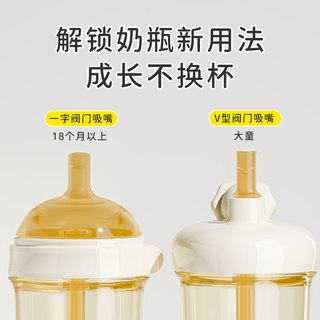 儿童高脚杯牛奶杯喝奶直饮学饮杯宝宝喝水家用喝果汁酒杯式奶瓶杯