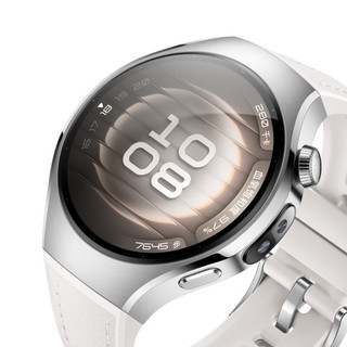 HUAWEI 华为 WATCH 5 Wi-Fi 智能手表 42mm 金星白316L不锈钢表壳 金星白复合素皮表带 (北斗、GPS)