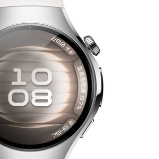 HUAWEI 华为 WATCH 5 Wi-Fi 智能手表 42mm 金星白316L不锈钢表壳 金星白复合素皮表带 (北斗、GPS)