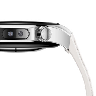 HUAWEI 华为 WATCH 5 Wi-Fi 智能手表 42mm 金星白316L不锈钢表壳 金星白复合素皮表带 (北斗、GPS)