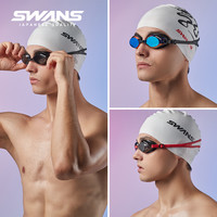 swans男士泳镜防水防雾高清近视专业大框成人游泳镜潜水游泳眼镜
