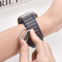 【同款】适用于applewatch S10高山回环尼龙表带S8ultra苹果手表S9/7/6/5/4/se代户外运动表带46/45/49mm