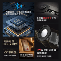 HYGGE壁挂式cd播放机挂墙专辑复古播放器蓝牙音响黑胶ins