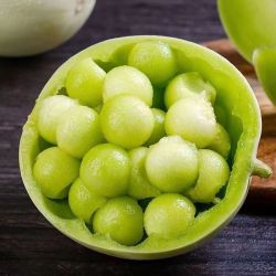 琪江果 山东玉菇甜瓜  玉菇甜瓜净重4.5-5斤2-3个