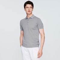 乔顿 桑蚕丝t恤短袖男夏季商务休闲舒适透气翻领polo衫高端