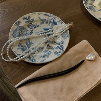 曲美思巴洛克淡水珍珠项链小粒不规则淡水珍珠锁骨链气质短款项链女 迷你珍珠项链 约3mm 38+3cmA27-110