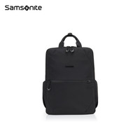 Samsonite新秀丽双肩包25年商务通勤休闲旅行轻便电脑背包NX6 黑色-21L 可放 14.1英寸电脑