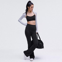 lululemon丨Groove Nulu™ 女士超高腰喇叭裤 *常规款 LW5DKMS 黑色 2XL /14