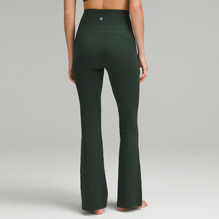 lululemon丨Groove Nulu™ 女士超高腰喇叭裤 *常规款 LW5DKMS 复古绿 3XS /0
