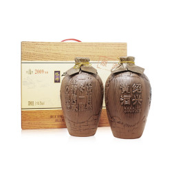 塔牌 绍兴黄酒 原酒冬酿花雕酒 半干型 1.5L*2瓶 礼盒装