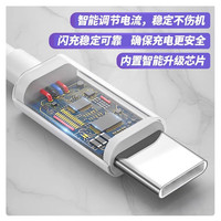 呈莫泽适用苹果充电器iphone15ProMax/14/13/12/11/XS/8快充充电头手机数据线充电线ipad插头快充线套装 【单线装】1米PD快充线