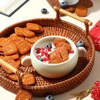 4袋组合 焦糖饼干比利时风味饼干咖啡伴侣酥脆饼干零食品