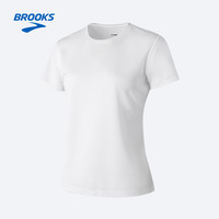 BROOKS男款布鲁克斯透气轻薄百搭简约女舒适短袖跑步运动上衣T恤 XL