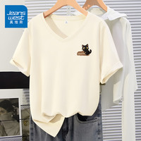 JEANSWEST/真维斯 修身显瘦 女士T恤