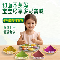 BioJunior碧欧奇多色蔬菜粉组合有机甜菜根粉羽衣甘蓝粉南瓜粉紫薯粉20g