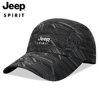 吉普(JEEP)帽子男士棒球帽鸭时尚百搭舌帽户外运动休闲登山帽子A0297 深灰