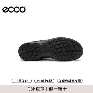 爱步（ECCO）运动鞋男 网孔透气户外多功能鞋 热酷系列825774 51052黑色 42  42 （男款）