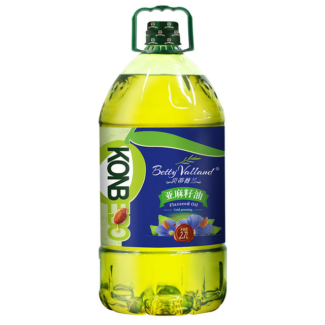 贝蒂薇兰 BettyValland Betty Valland 贝蒂薇兰 纯亚麻籽油 2.7L 冷榨