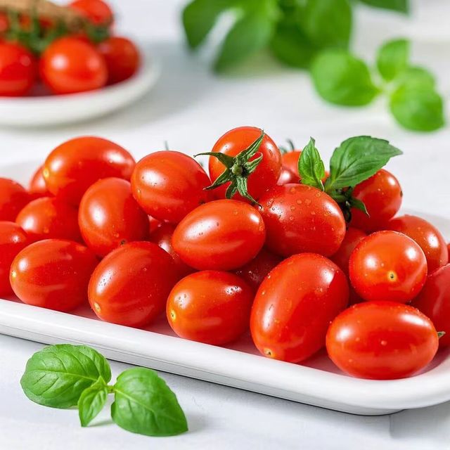 京鲜生 每斤5元！脆甜爽口！正宗千禧圣女果，咬开就爆汁，谁吃谁迷糊！净重5斤（每粒8g+）