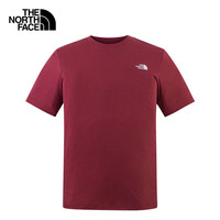 THE NORTH FACE25春夏北面短袖T恤男款户外速干宽松休闲透气圆领半袖89QV 0VO
