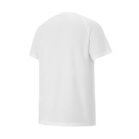 UNDER ARMOUR速干t恤男子25夏季运动半袖跑步速干衣百搭宽松短袖 白色140-100 L