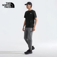 THE NORTH FACE25春夏北面短袖T恤男款户外速干宽松休闲透气圆领半袖89QV JK3 2XL