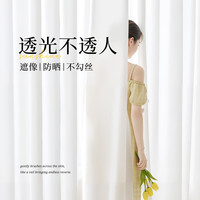 未来式幻影纱窗帘竖百叶窗纱帘透光不透人梦幻阳台防晒遮光2025客厅 幻影纱-霜白色（当天） 帘宽1.5m*高1.5m挂钩款1片