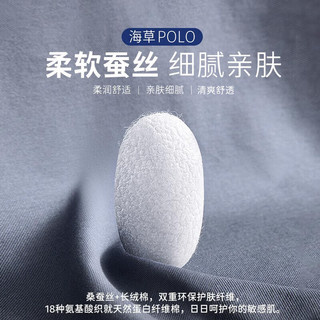 威可多（VICUTU）深海POLO衫短袖男士橙标舒适翻领保罗上衣VEW23263650 深海蓝 （海草POLO） 2XL