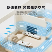 美的（Midea）空气循环扇 电风扇家用立式遥控落地扇涡轮换气扇循环对流3D摇头电扇轻音低噪大风力风扇 GAI24FC