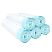 洁致 便利抽绳式垃圾袋 白色 标准款75只