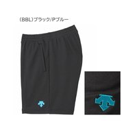 迪桑特 DESCENTE 男士女士短裤运动裤带口袋 DSP1600 XO码 (BPK)黑色/P粉色、(BPK)ブラック/Pピンク