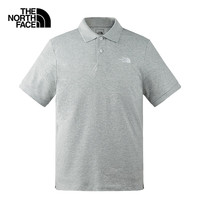 北面（The North Face）短袖T恤男春夏新款吸湿排汗POO衫户外休闲翻领舒适半袖上衣87UX DYX/  /175